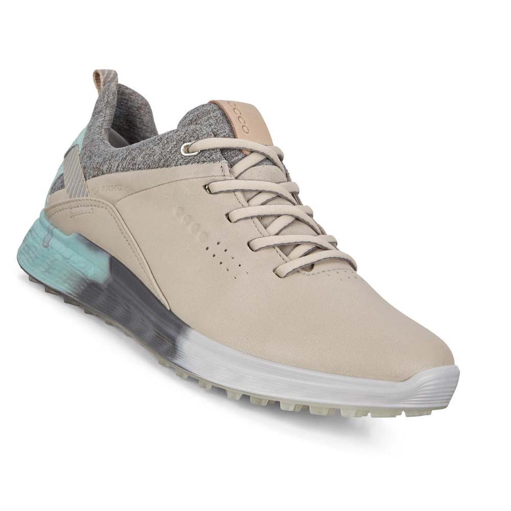 Ecco S-three Spikeless Golfsko Dame Brune | NO 131SGL